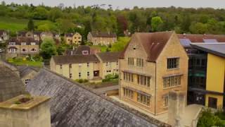 Monkton Combe Senior School from the sky Old version [upl. by Nayb]