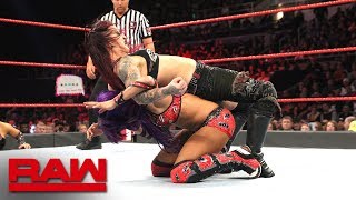 Sasha Banks vs Ruby Riott Raw Oct 22 2018 [upl. by Winser]