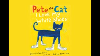 Kids Books Read Aloud  Pete The Cat I Love My White Shoes learning asmr reading [upl. by Yellehs]