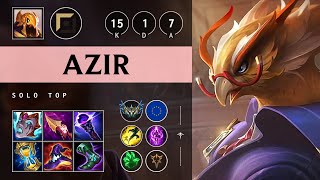 Azir Top vs Jax Pentakill Legendary  EUW Challenger Patch 1421 [upl. by Ayhtin]