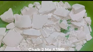 Fresh White Plain Jane Gym Chalk Pieces Crush ASMR  SLEEP AID  SATISFYING [upl. by Ahsino873]