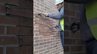 Bricklaying ASMR  Patching Brickwork [upl. by Anawek176]