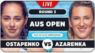 OSTAPENKO vs AZARENKA • Australian Open 2024 • LIVE Tennis PlaybyPlay Stream [upl. by Suryc18]