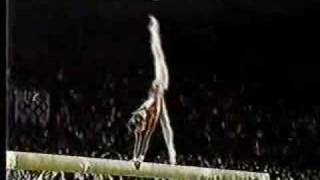 Svetlana Boginskaya  1988 Olympics Team Compulsories  Balance Beam [upl. by Nalhsa]