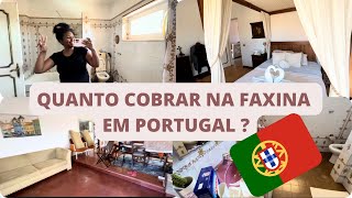 QUANTO COBRAR NA FAXINA EM PORTUGAL  portugal portugal2022 [upl. by Atsahs]