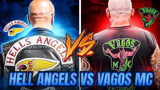 Hells Angels MC fight Vagos MC 1 Bikers war [upl. by Grimes]