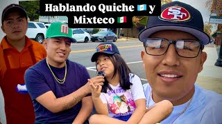 Hablando Lengua nativa Quiche de 🇬🇹 y Mixteco de 🇲🇽 🥰 mi hija quiere aprender hablar Mixteco 😃 [upl. by Annairba]