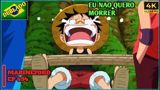 🇧🇷 LUFFY DESCOBRE SOBRE O TESOURO DO ACE E SABO MARINEFORD DUBLADO [upl. by Leidag766]