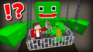 JJ and Mikey in Garten of Banban CHALLENGE in Minecraft  Maizen Minecraft [upl. by Alleroif]