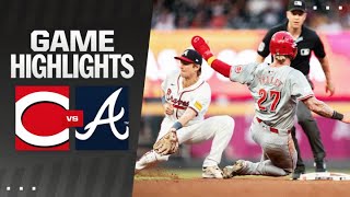 Reds vs Braves Game Highlights 9924  MLB Highlights [upl. by Ardnait]