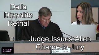 Dalia Dippolito Retrial Judge Issues Allen Charge to Jury 121416 [upl. by Ttenyl58]