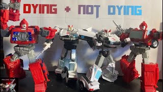 DYING amp NOT DYING IRONHIDE amp PROWL Transformers Custom Showcase [upl. by Eilahs]