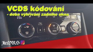 VCDS kódování  doba vyhřívání zadního okna [upl. by Dale559]