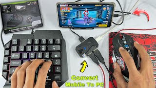 keyboard or mouse for mobile gaming unboxing and full tutorial 4 in 1 mobile game combo pack [upl. by Nyrek764]