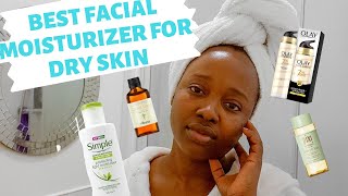 Best facial moisturizer for dry skin My morning skincare routine for dry sensitive black skin [upl. by Nnylatsyrk]