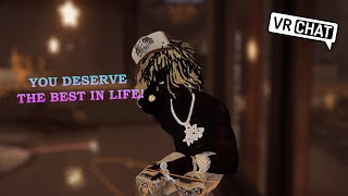 quotYOU DESERVE THE WORLDquot  VRChat SINGING [upl. by Camala]