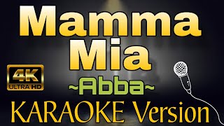 MAMMA MIA by Abba HD KARAOKE Version [upl. by Eytteb]