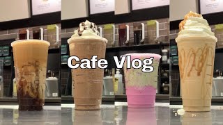 Starbucks Cafe Vlog  Target Starbucks  ASMR [upl. by Zaneta]