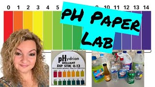 Testing Substances with pH Paper [upl. by Elyrehc752]