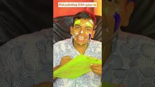 Mai painting sikh gaya 🙃  The most viral comedy by Maabeta 🔥 ytshorts shorts [upl. by Lehpar]