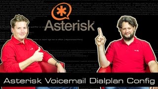 Asterisk Tutorial 17  Voicemail Dialplan Config english [upl. by Ellecrad]