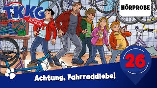 TKKG Junior Folge 26 Achtung Fahrraddieb  Hörprobe zum Hörspiel [upl. by Taimi]