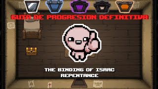 Guía definitiva de la progresión de The Binding of Isaac Repentance [upl. by Llyrpa637]