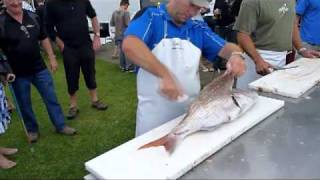 My 10lb Snapper Filleted in 30 seconds [upl. by Eitsyrhc950]