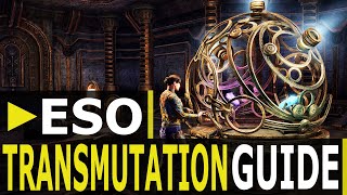 How to get the PERFECT Trait on all Your GEAR  ESO Transmutation Guide [upl. by Innavoj]