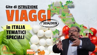 Gite di ISTRUZIONE in Italia 20242025  Viaggi Speciali e Tematici nuova edizione [upl. by Hgielrebma]