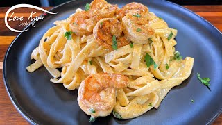 How to Make Creamy Cajun Shrimp and Pasta with Cajun Sauce Recipe [upl. by Sontich]