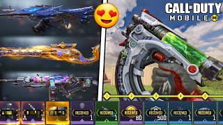 Season 10 Legendary amp Battle Pass Guns Gameplay 4th Anniversary Codm [upl. by Arch]