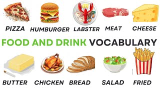 English Vocabulary 100  Food and Drink Vocabulary  LEARN ENGLISH [upl. by Erialcyram]