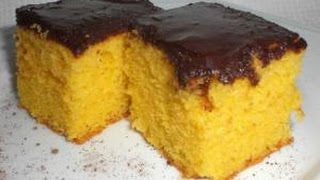 Bolo de cenoura fofinho com cobertura de chocolate durinha [upl. by Feriga]