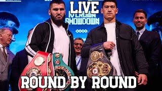 ARTUR BETERBIEV DMITRY BIVOL FULL ROUND BY ROUND amp WATCH PARTY [upl. by Artus]