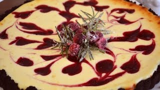 Cranberry Cheesecake Tart  Christmas [upl. by Michale926]