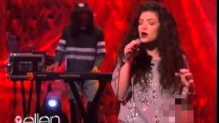 Lorde  Royals Live on Ellen [upl. by Nesnar]