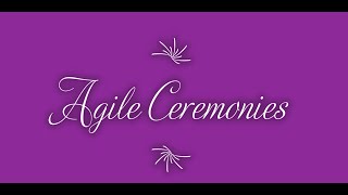 Agile Ceremonies AgileCeremoniesSoftwareTestingConceptsVKSquare [upl. by Kohler554]