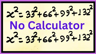 Math Olympiad preparation  No Calculator to find the value of X  premath maths [upl. by Jacob130]