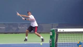 Roger Federer Slow Motion Forehand amp Slice Backhand 240FPS 1080p [upl. by Lougheed380]