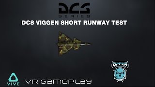 DCS Viggen VR Short Runway Takeoff Test [upl. by Eenel]