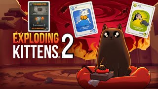 playing the new Exploding Kittens 2 game [upl. by Alakcim335]