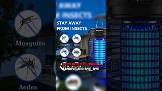 Bug Zapper Outdoor with LED Light Waterproof Mosquito Zapper Electric Fly Zapper Mosquito Killer [upl. by Ahsilrac]