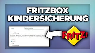 FritzBox Kindersicherung einstellen  deaktivieren  Tutorial [upl. by Baryram]