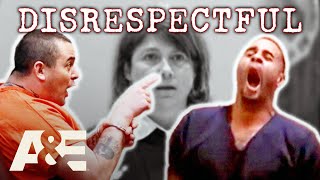 Most Disrespectful Defendants MEGACompilation  Court Cam  AampE [upl. by Heiskell]