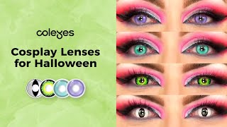 Get Ready with Me Coleyes Amazing Cosplay Colored Contacts [upl. by Kori]