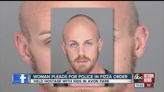 Hostage girlfriend calls for help in pizza order [upl. by Anaeed]