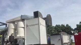 Bench Industries Portable Grain Cleaner In Action [upl. by Nnaarual]