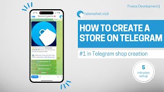 How to create a store on Telegram • Telemarket [upl. by Vacuva220]