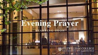 15 Oct 2023 Live Sung Evening Prayer Fitzwilliam Chapel [upl. by Okeim]